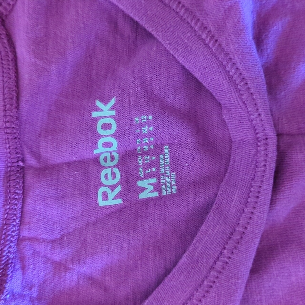 Ladies Reebok Workout Tee Sz. M - Picture 2 of 3